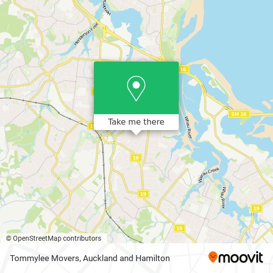 Tommylee Movers map