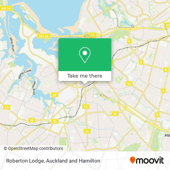 Roberton Lodge map