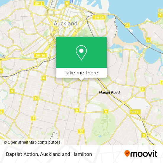 Baptist Action map