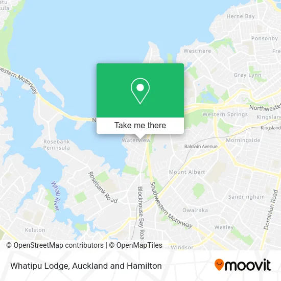 Whatipu Lodge map
