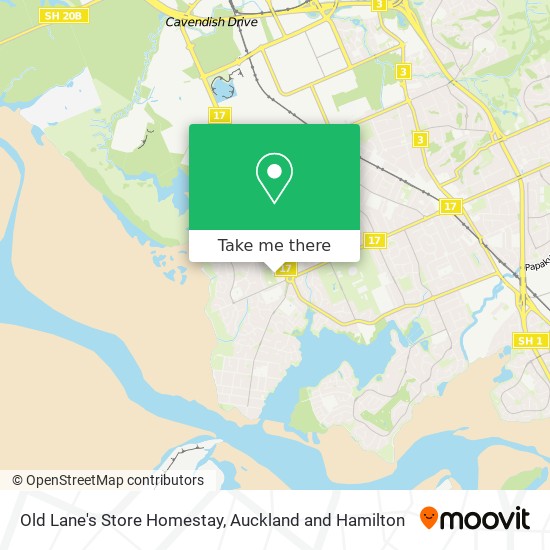 Old Lane's Store Homestay map