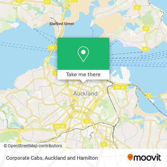 Corporate Cabs map