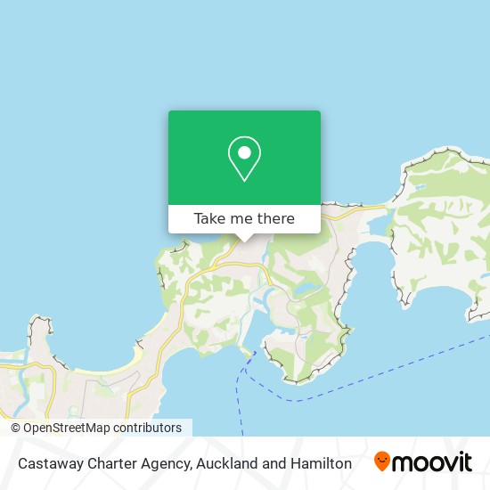 Castaway Charter Agency map