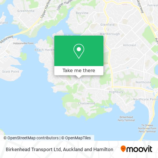 Birkenhead Transport Ltd map