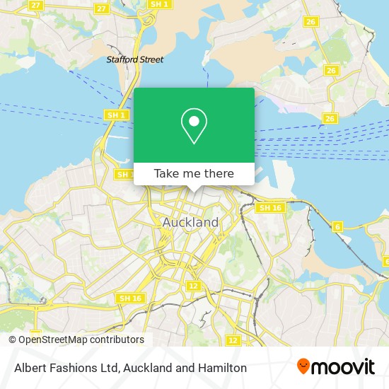 Albert Fashions Ltd map