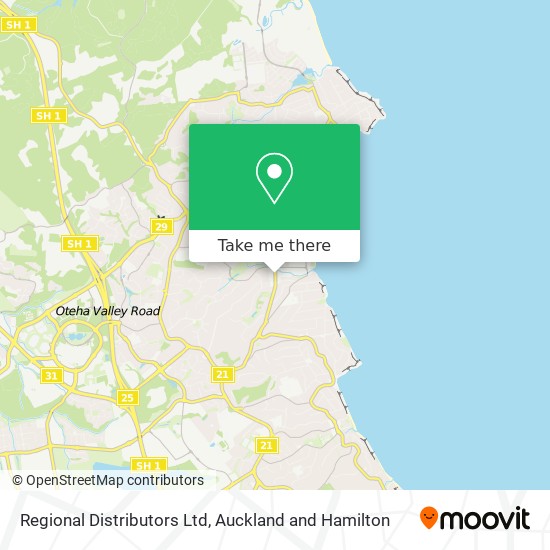 Regional Distributors Ltd map