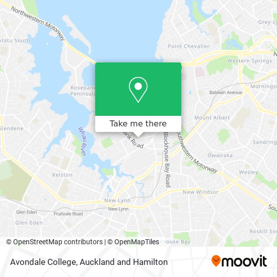 Avondale College map