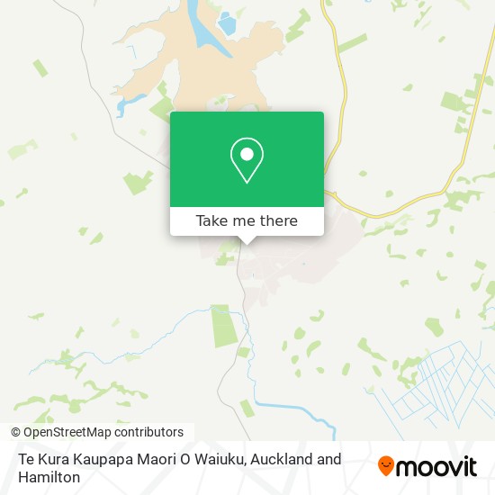 Te Kura Kaupapa Maori O Waiuku地图