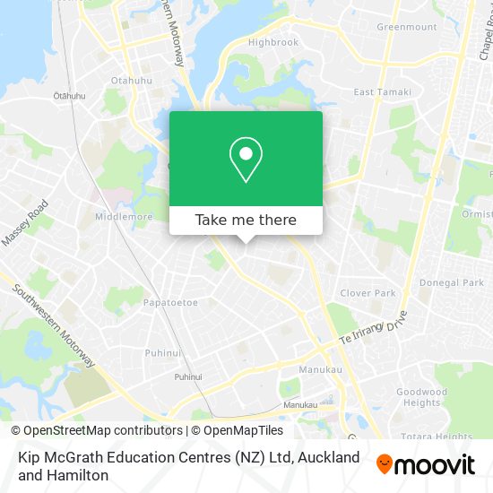 Kip McGrath Education Centres (NZ) Ltd map