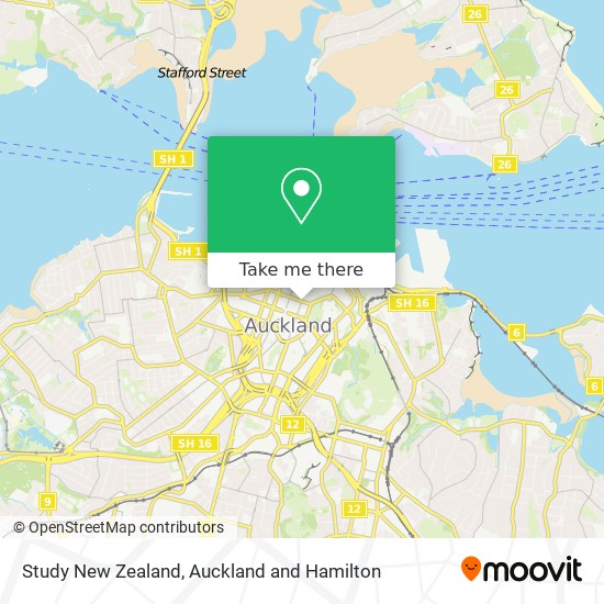 Study New Zealand map