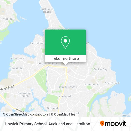 Howick Primary School map