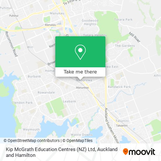 Kip McGrath Education Centres (NZ) Ltd map