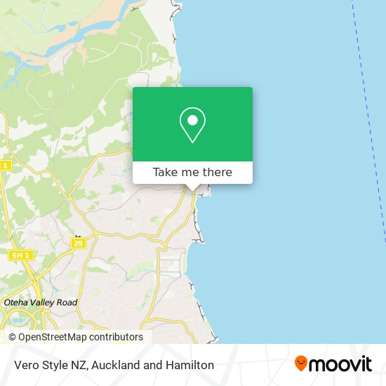 Vero Style NZ map