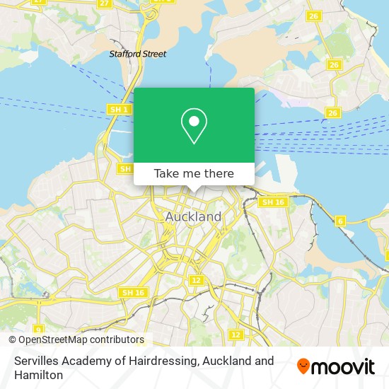 Servilles Academy of Hairdressing map