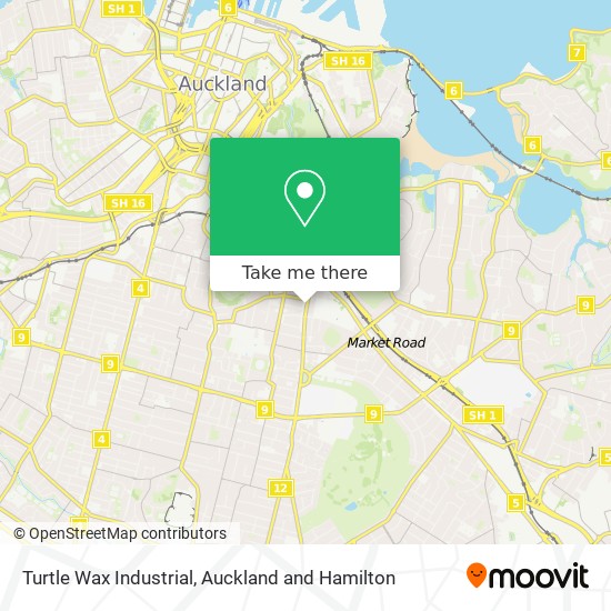 Turtle Wax Industrial map