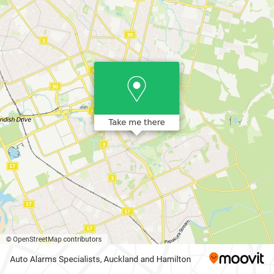 Auto Alarms Specialists map
