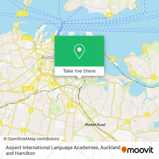 Aspect International Language Academies地图