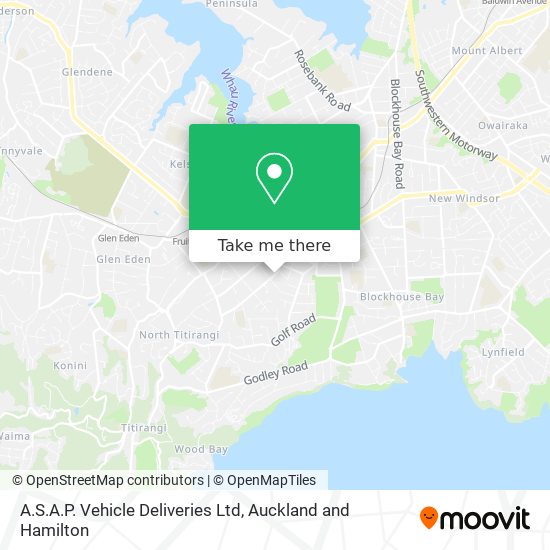 A.S.A.P. Vehicle Deliveries Ltd map