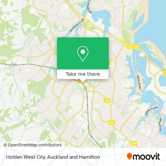 Holden West City map