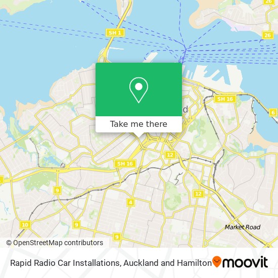 Rapid Radio Car Installations map