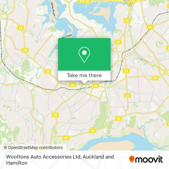 Woottons Auto Accessories Ltd map