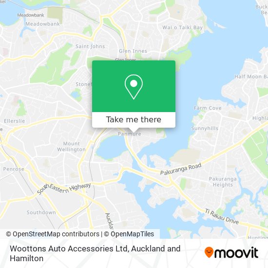 Woottons Auto Accessories Ltd map