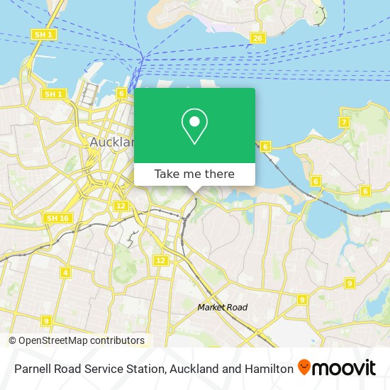 Parnell Road Service Station map