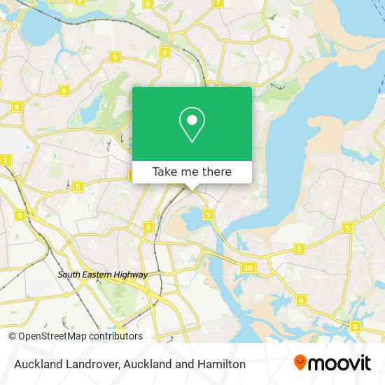 Auckland Landrover地图