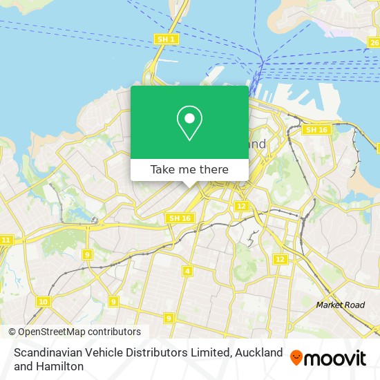 Scandinavian Vehicle Distributors Limited地图