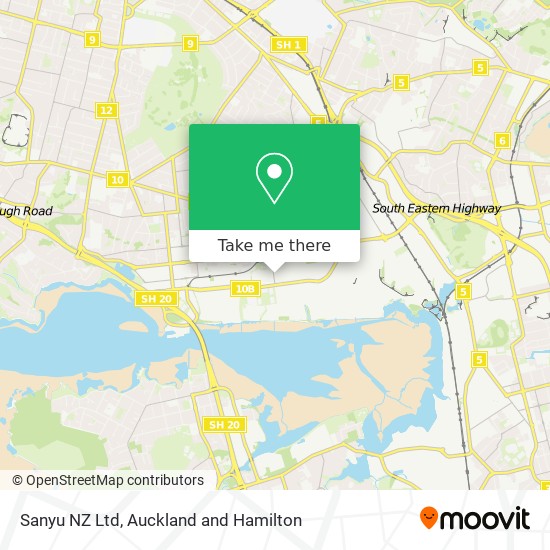 Sanyu NZ Ltd map