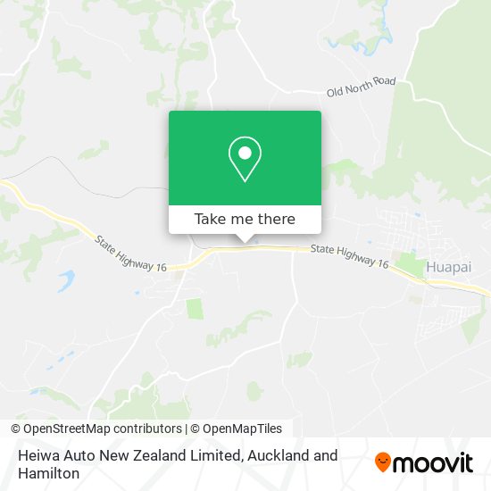 Heiwa Auto New Zealand Limited map