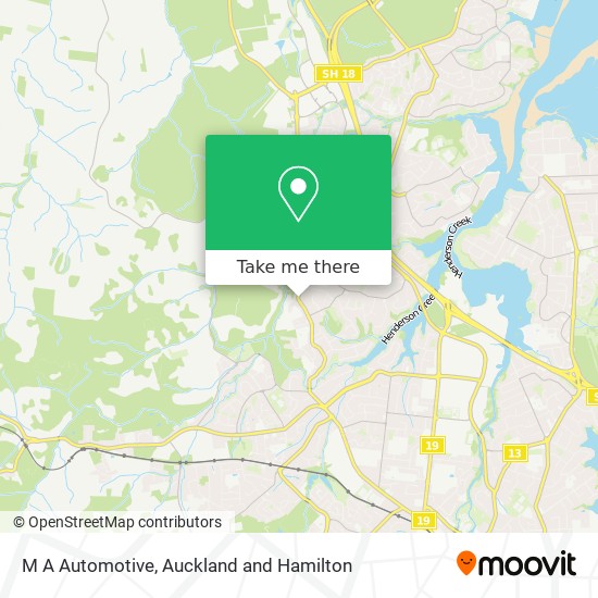 M A Automotive map