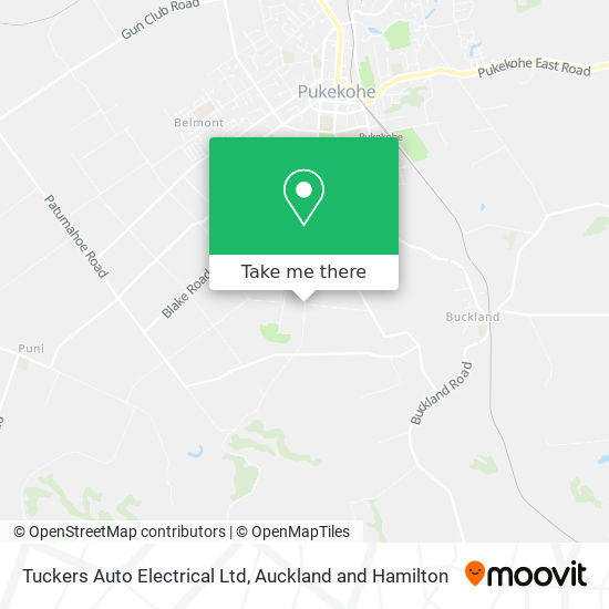 Tuckers Auto Electrical Ltd map