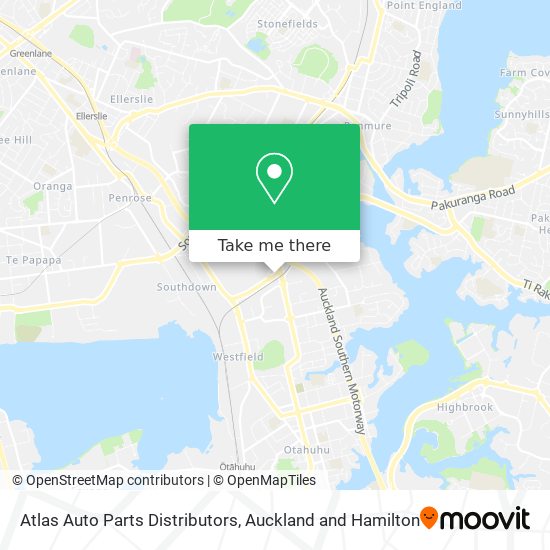 Atlas Auto Parts Distributors map