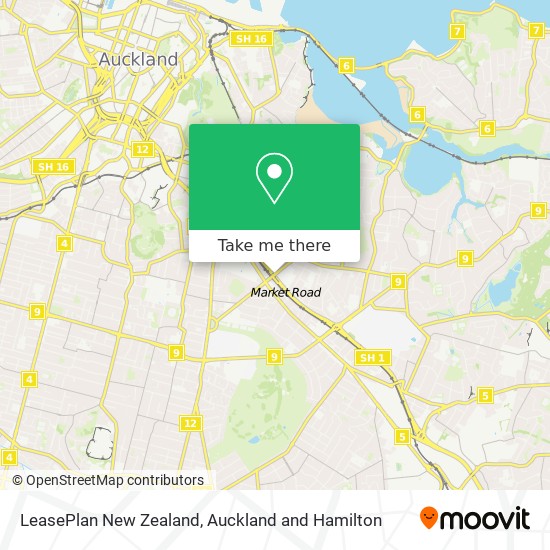 LeasePlan New Zealand地图