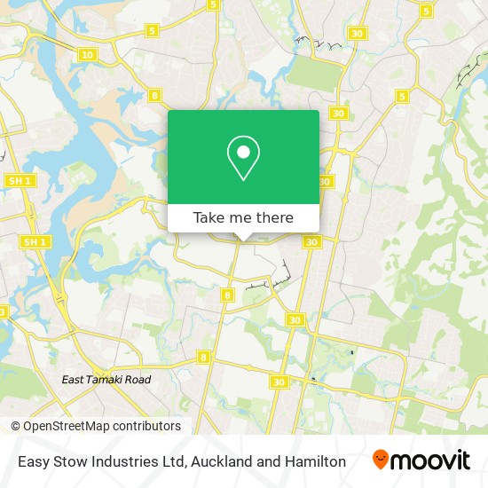 Easy Stow Industries Ltd map