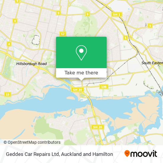 Geddes Car Repairs Ltd map