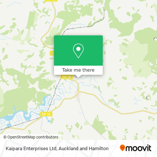Kaipara Enterprises Ltd map