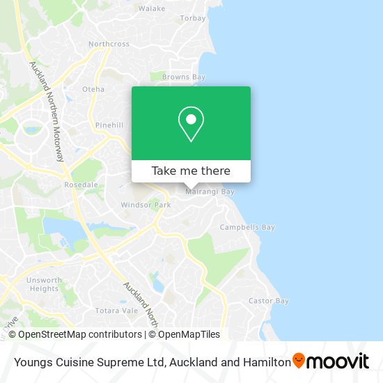Youngs Cuisine Supreme Ltd map