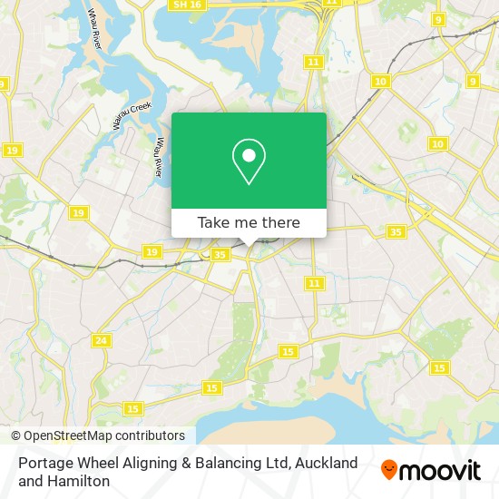 Portage Wheel Aligning & Balancing Ltd map