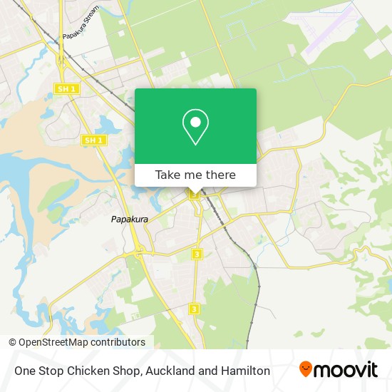 One Stop Chicken Shop map