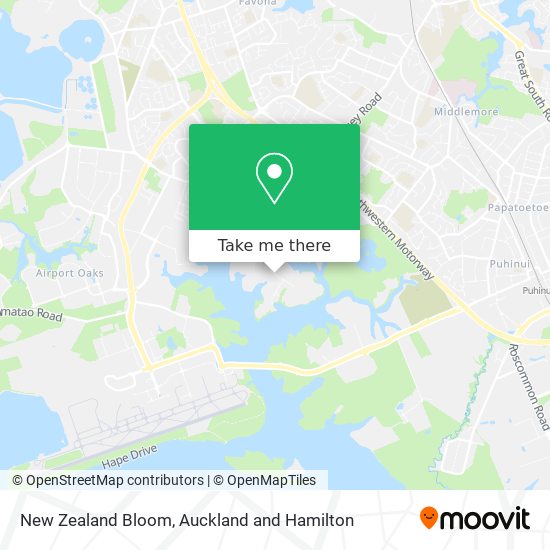 New Zealand Bloom map