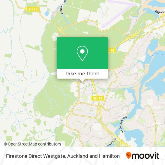 Firestone Direct Westgate map
