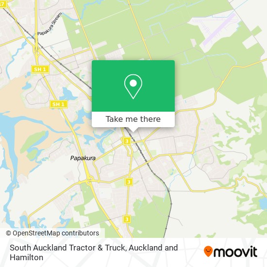 South Auckland Tractor & Truck map