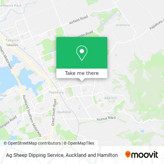 Ag Sheep Dipping Service map