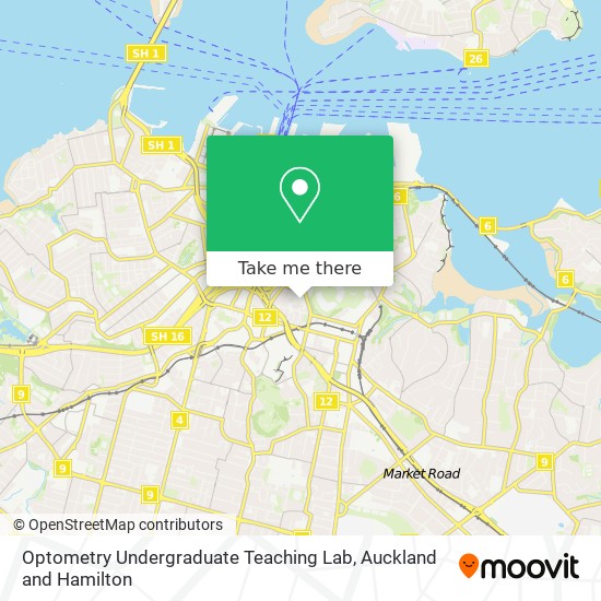 Optometry Undergraduate Teaching Lab map