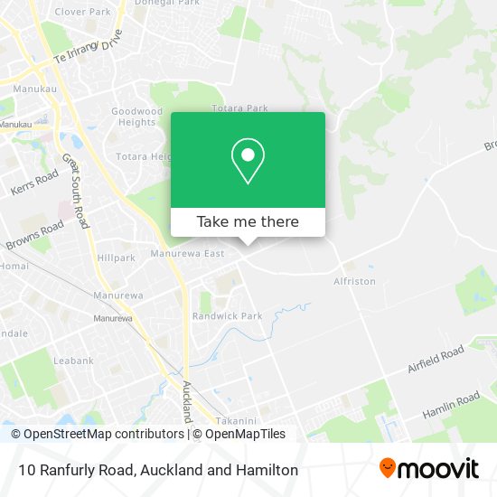 10 Ranfurly Road map