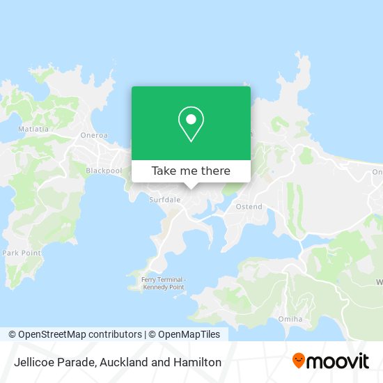 Jellicoe Parade map