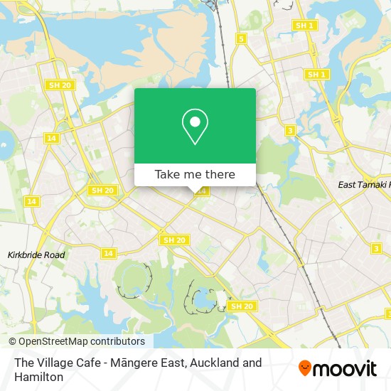 The Village Cafe - Māngere East地图