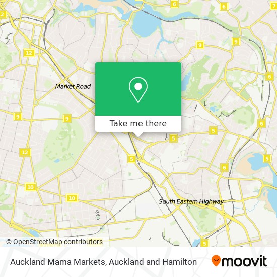 Auckland Mama Markets地图